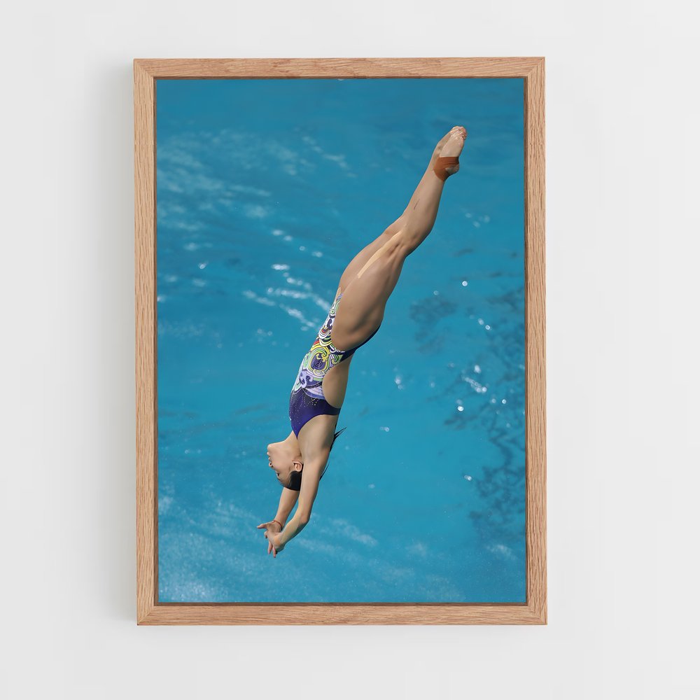 Poster Minxia Plongez – affiche Plongeon au tremplin (vue 4)